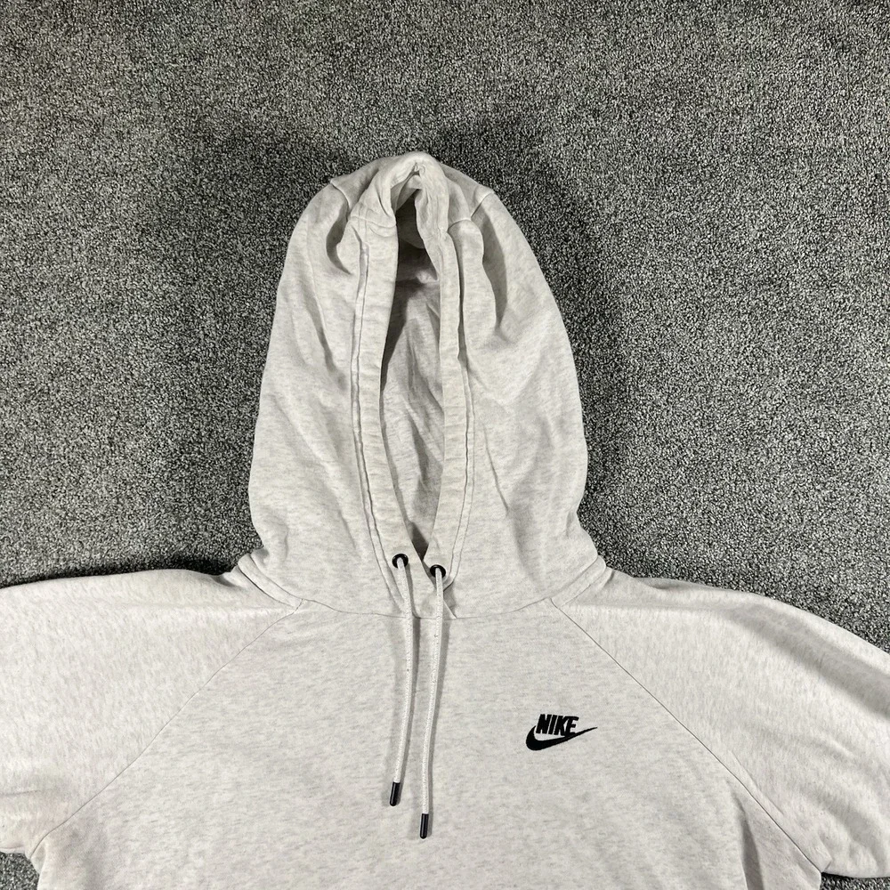 Nike Sportswear Club Fleece Pullover Hoodie Light Gray Men's Large